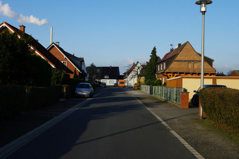 Leuschnerstraße von der Beverstraße aus